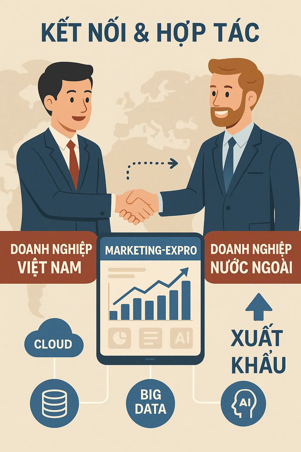 Hệ thống phần mềm hỗ trợ Doanh nghiệp địa phương giới thiệu, quảng bá và kết nối khách hàng cho xuất khẩu (Marketing-Expro) (CĐS013)